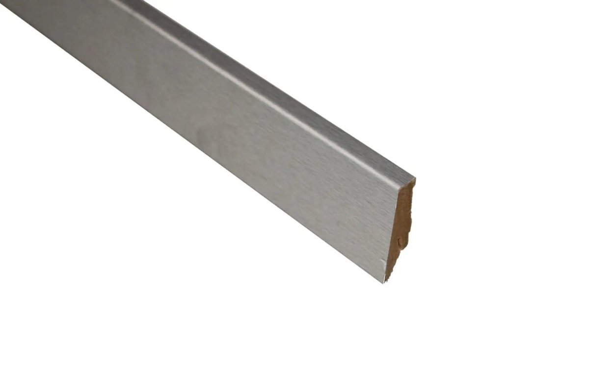 Repac Design 58 Colour Aluminium Silber Sockelleiste - Floor4all