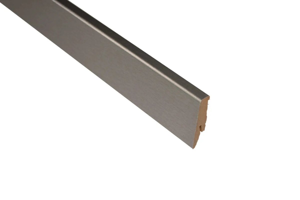 Repac Design 58 Colour Edelstahl-Optik Sockelleiste - Floor4all
