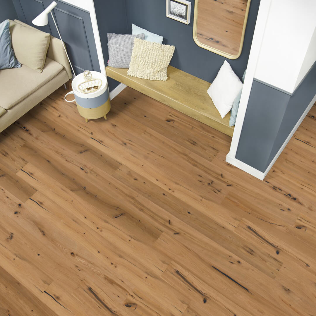 Hochwertiger Parkettboden Wilhelmshaven aus Eiche – Klickparkett und Fertigparkett zum einfachen Verlegen. Robustes Echtholz Parkett mit natürlicher Optik für stilvolle Wohnräume