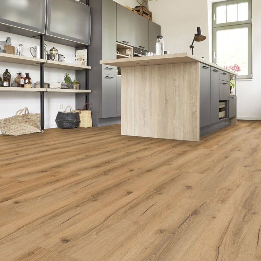 Vinylboden in Holzoptik – elegantes Klick-Vinyl der EleganceLock-Serie ‚Kopenhagen‘ im Landhausdielen-Design, modern und wasserdicht, erhältlich bei vinylshop24