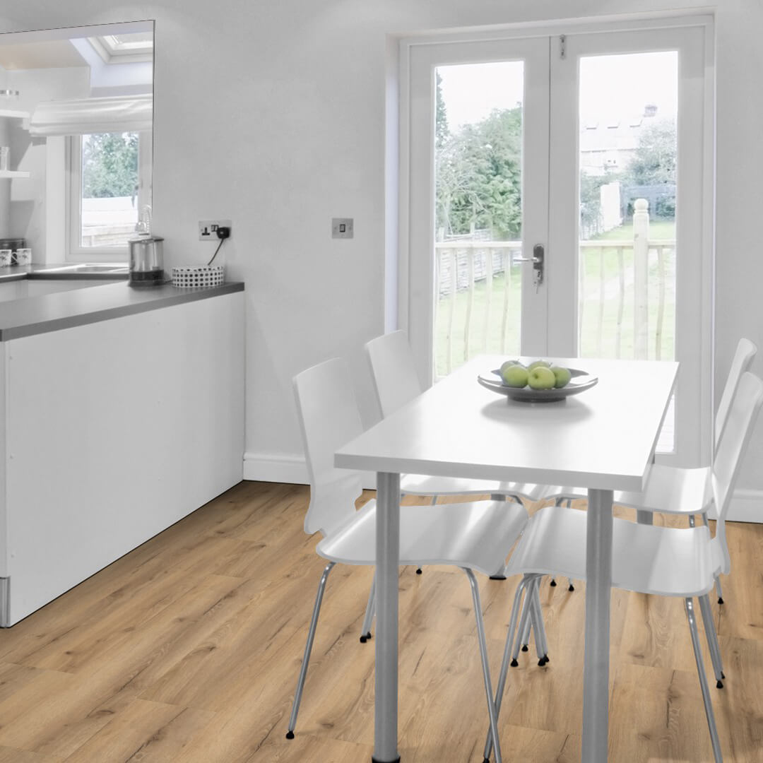 Vinylboden in Holzoptik – elegantes und robustes Klick-Vinyl der EleganceLock-Serie Rom im Landhausdielen-Design, modern und wasserdicht, erhältlich bei vinylshop24