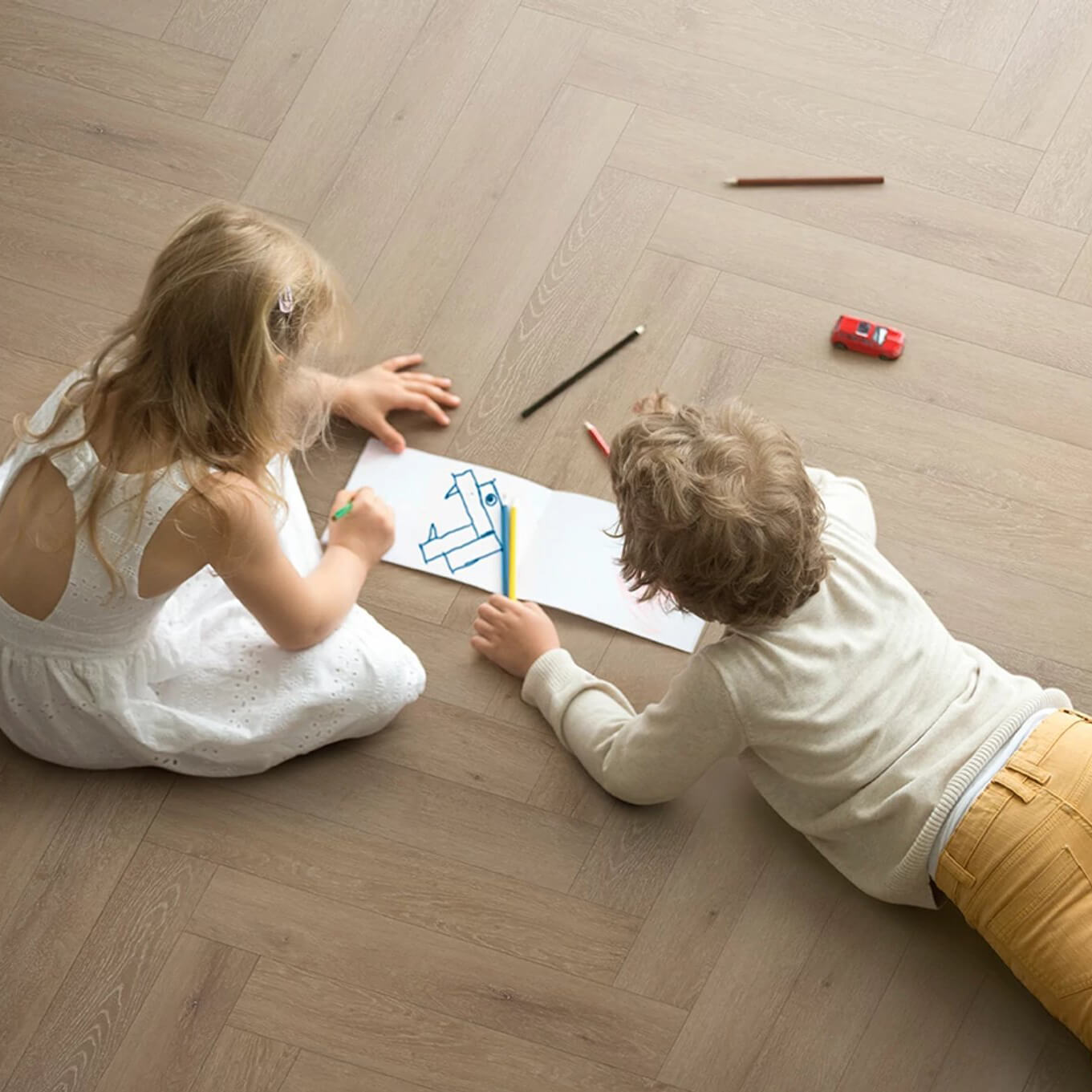 Klick Vinyl Fischgrät