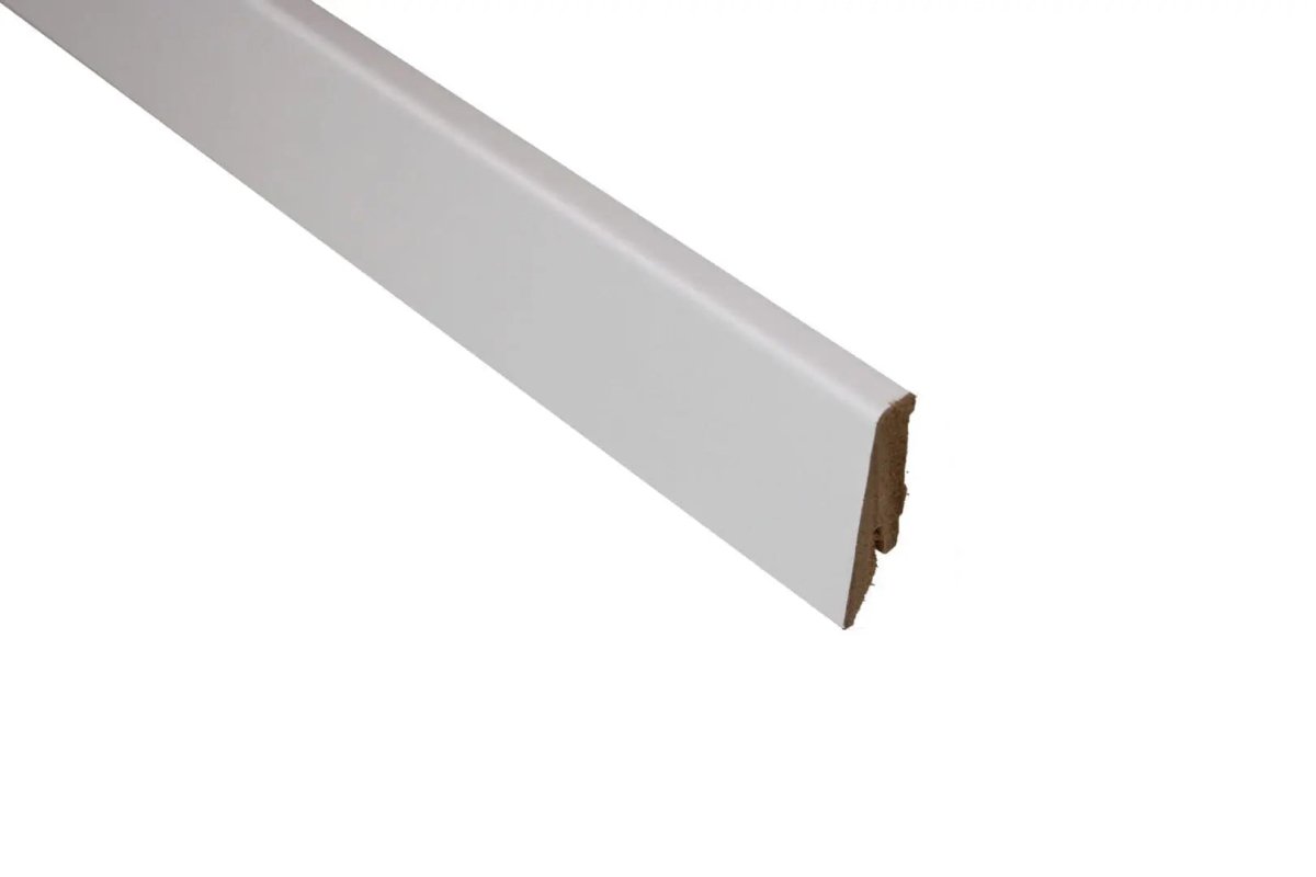 Repac Design 58 Colour Eckig weiß 58mm Sockelleiste - Floor4all