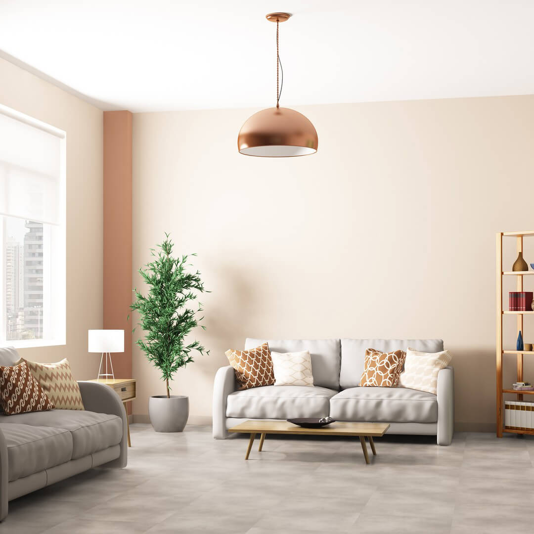 Vinylboden in Fliesen- und Marmoroptik, Klebevinyl Essen aus der Adhera Premium Kollektion, modern und pflegeleicht, erhältlich bei Vinylshop24