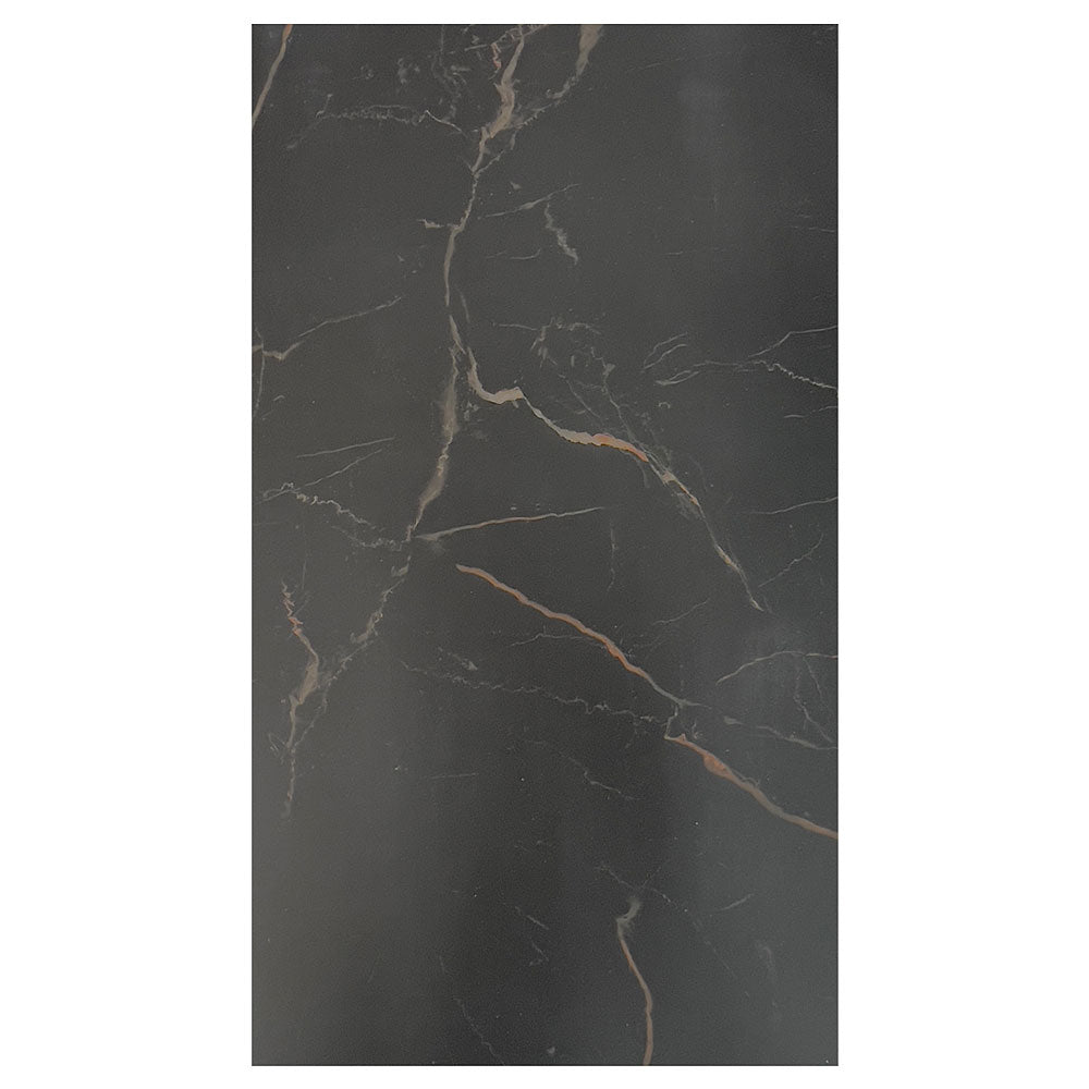 Vinylboden in Fliesen- und Marmoroptik – edles Klick-Vinyl der QuickFit Pro Kollektion Bordeaux in dunkel grau, modern, wasserdicht und pflegeleicht, erhältlich bei vinylshop24